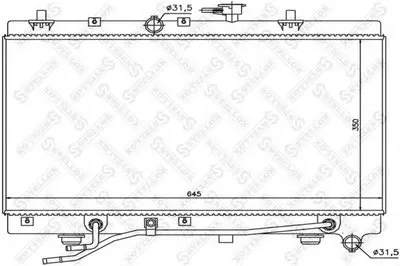 Радиатор, охлаждение двигателя STELLOX купить
