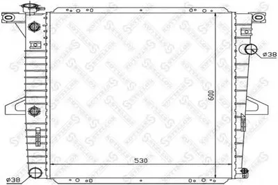 Радиатор, охлаждение двигателя STELLOX купить