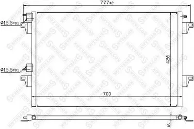 Конденсатор, кондиционер STELLOX купить