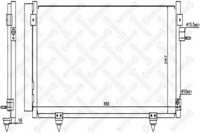 Конденсатор, кондиционер STELLOX купить