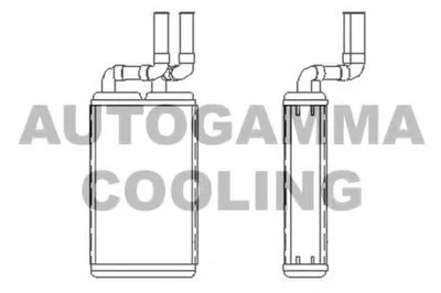 Теплообменник, отопление салона AUTOGAMMA купить