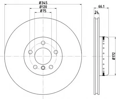 Тормозной диск PRO+ TEXTAR купить