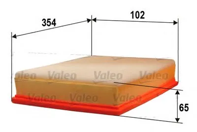 Воздушный фильтр VALEO купить