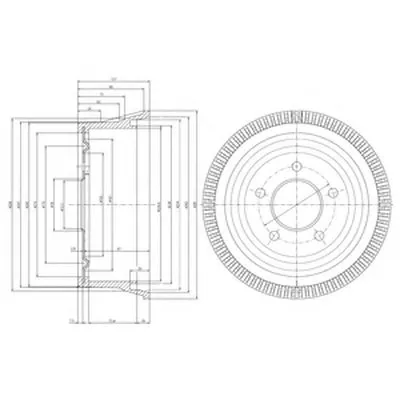 Тормозной барабан DELPHI купить