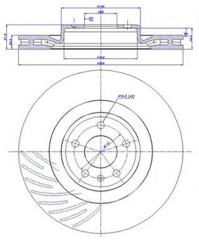 Тормозной диск HC CAR купить