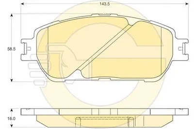 Комплект тормозных колодок, дисковый тормоз GIRLING купить