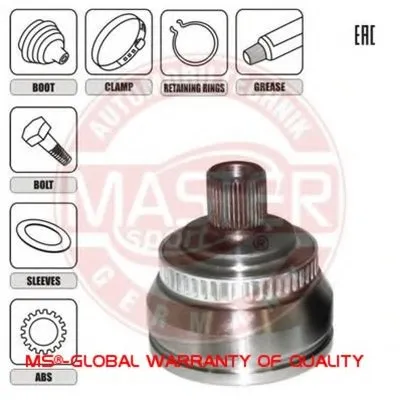 Шарнирный комплект, приводной вал MASTER-SPORT купить