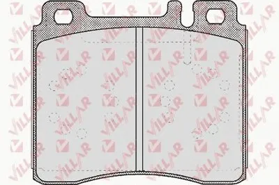 Комплект тормозных колодок, дисковый тормоз VILLAR купить