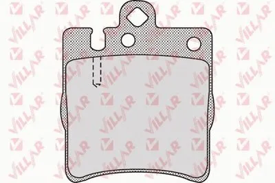Комплект тормозных колодок, дисковый тормоз VILLAR купить