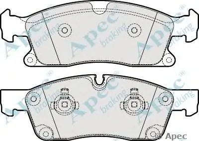 Комплект тормозных колодок, дисковый тормоз APEC braking купить