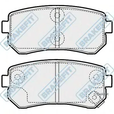 Комплект тормозных колодок, дисковый тормоз Brake Fit APEC braking купить