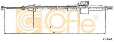 Тросик сцепления COFLE купить
