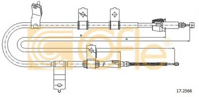 Трос, стояночная тормозная система COFLE купить