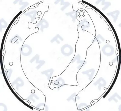 Комплект тормозных колодок FOMAR Friction купить
