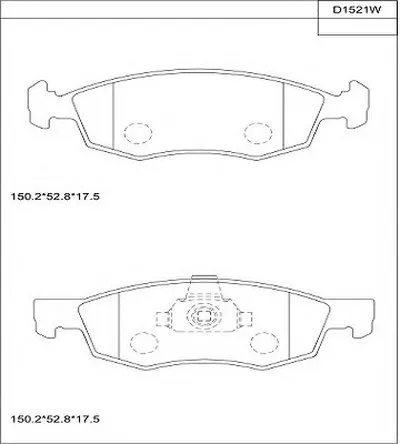 Комплект тормозных колодок, дисковый тормоз ASIMCO купить