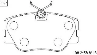 Комплект тормозных колодок, дисковый тормоз ASIMCO купить