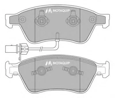 Комплект тормозных колодок, дисковый тормоз MOTAQUIP купить