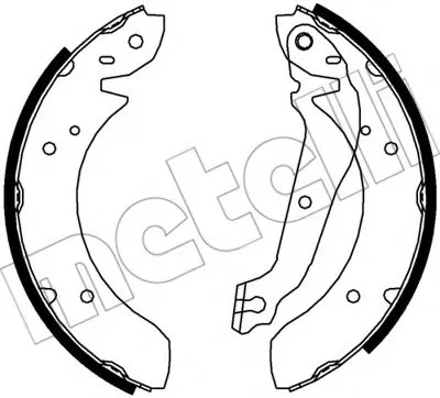 Комплект тормозных колодок METELLI купить