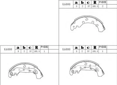 Комплект тормозных колодок ASIMCO купить