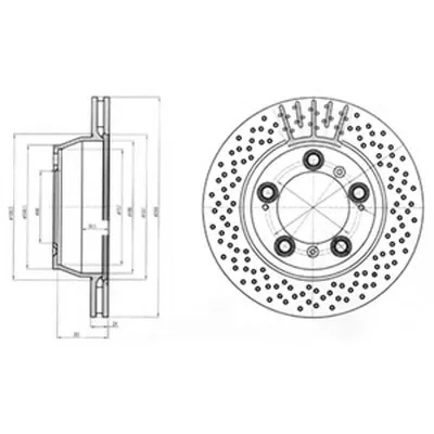 Тормозной диск DELPHI купить