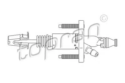 Главный цилиндр, система сцепления TOPRAN купить