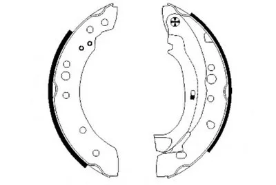 Комплект тормозных колодок HELLA купить