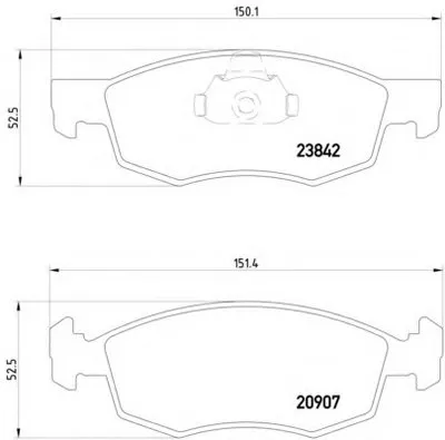 Комплект тормозных колодок, дисковый тормоз HELLA купить