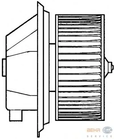 Вентиляция салона BEHR HELLA SERVICE HELLA купить