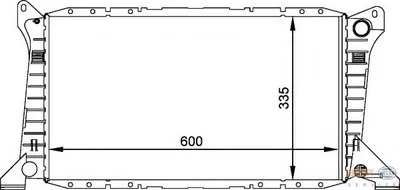 Радиатор, охлаждение двигателя BEHR HELLA SERVICE HELLA купить