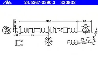 Тормозной шланг ATE купить