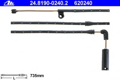 Сигнализатор, износ тормозных колодок ATE купить