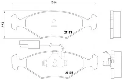 Комплект тормозных колодок, дисковый тормоз HELLA PAGID купить