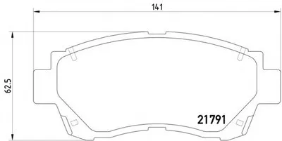 Комплект тормозных колодок, дисковый тормоз HELLA PAGID купить