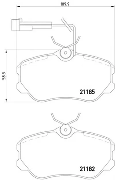 Комплект тормозных колодок, дисковый тормоз HELLA PAGID купить