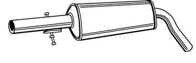 Средний глушитель выхлопных газов WALKER купить