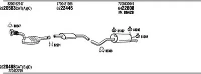 Система выпуска ОГ WALKER купить
