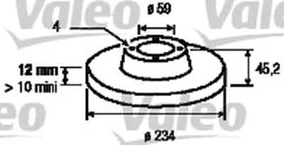 Тормозной диск VALEO купить