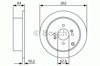 Тормозной диск BOSCH купить