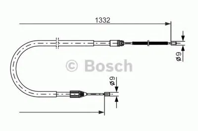 Трос, стояночная тормозная система BOSCH купить