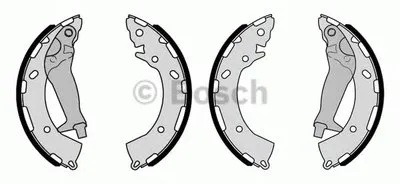 Комплект тормозных колодок BOSCH купить