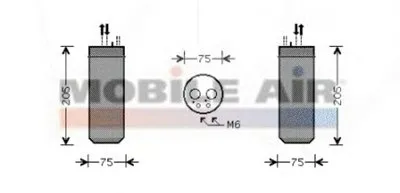 Осушитель, кондиционер VAN WEZEL купить