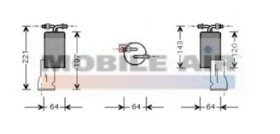Осушитель, кондиционер VAN WEZEL купить