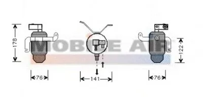 Осушитель, кондиционер VAN WEZEL купить