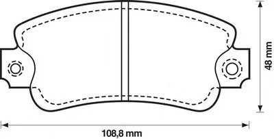 Комплект тормозных колодок, дисковый тормоз JURID купить