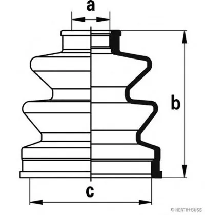 Комплект пылника, приводной вал HERTH+BUSS JAKOPARTS купить
