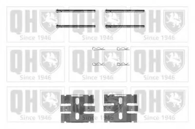 Комплектующие, колодки дискового тормоза QUINTON HAZELL купить