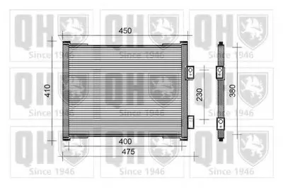 Конденсатор, кондиционер QUINTON HAZELL купить