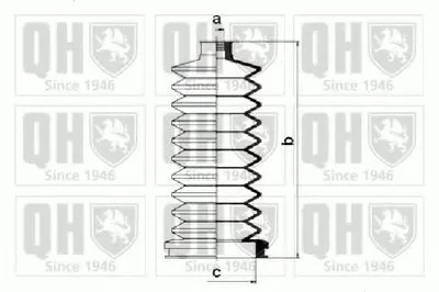 Комплект пылника, рулевое управление QUINTON HAZELL купить