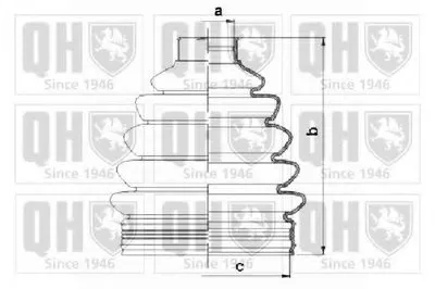 Комплект пылника, приводной вал QUINTON HAZELL купить