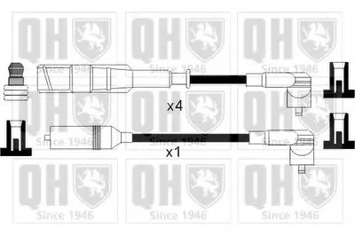 Комплект проводов зажигания CI QUINTON HAZELL купить